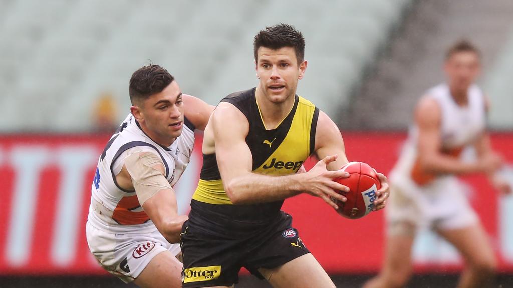 TCRiGWS19MD539900322.jpg Richmond captain Trent Cotchin won't face the Eagles on Sunday - AFL,Richmond Tigers,Trent Cotchin,Injuries